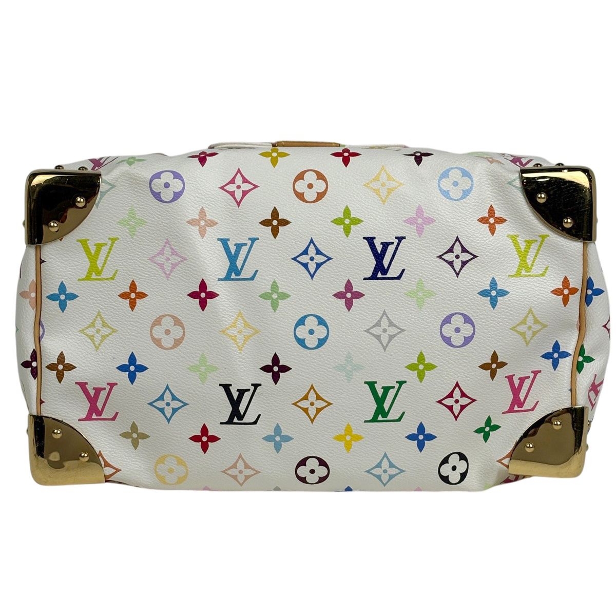 Louis Vuitton Speedy 30 Boston Bag Monogram Multicolor Blanc