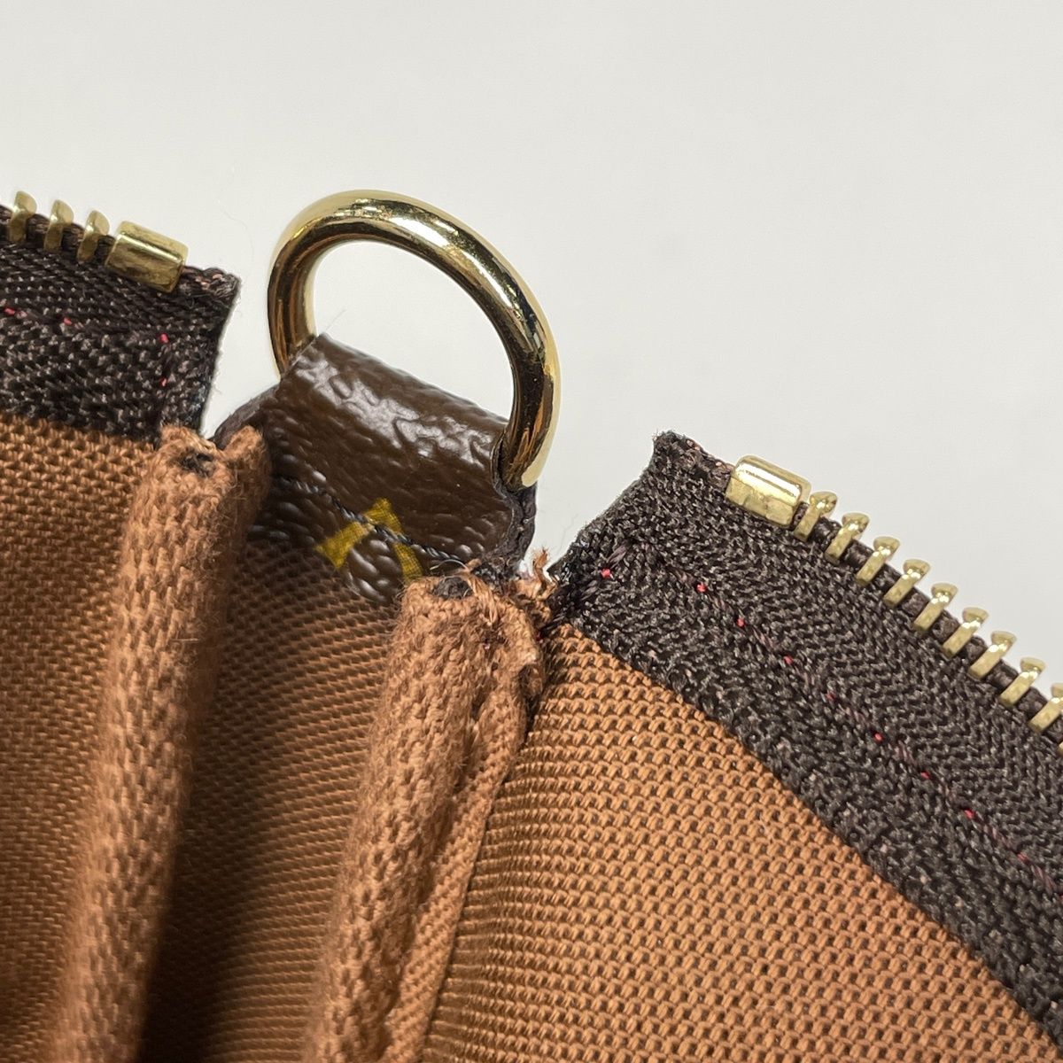 Louis Vuitton Pochette Takashi Murakami Pouch Monogram Cherry Brown