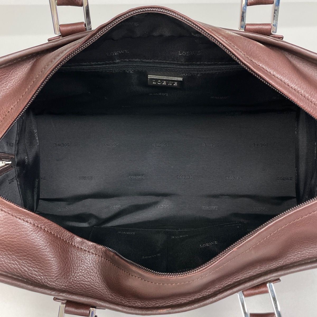 Loewe Amazona 36 Anagram Handbag Leather Brown