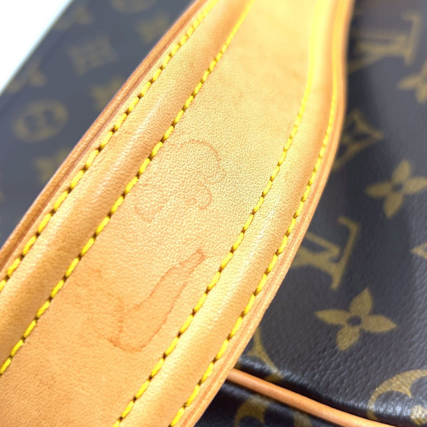 Louis Vuitton Viva Cite GM Monogram Leather Brown Shoulder Bag Gold