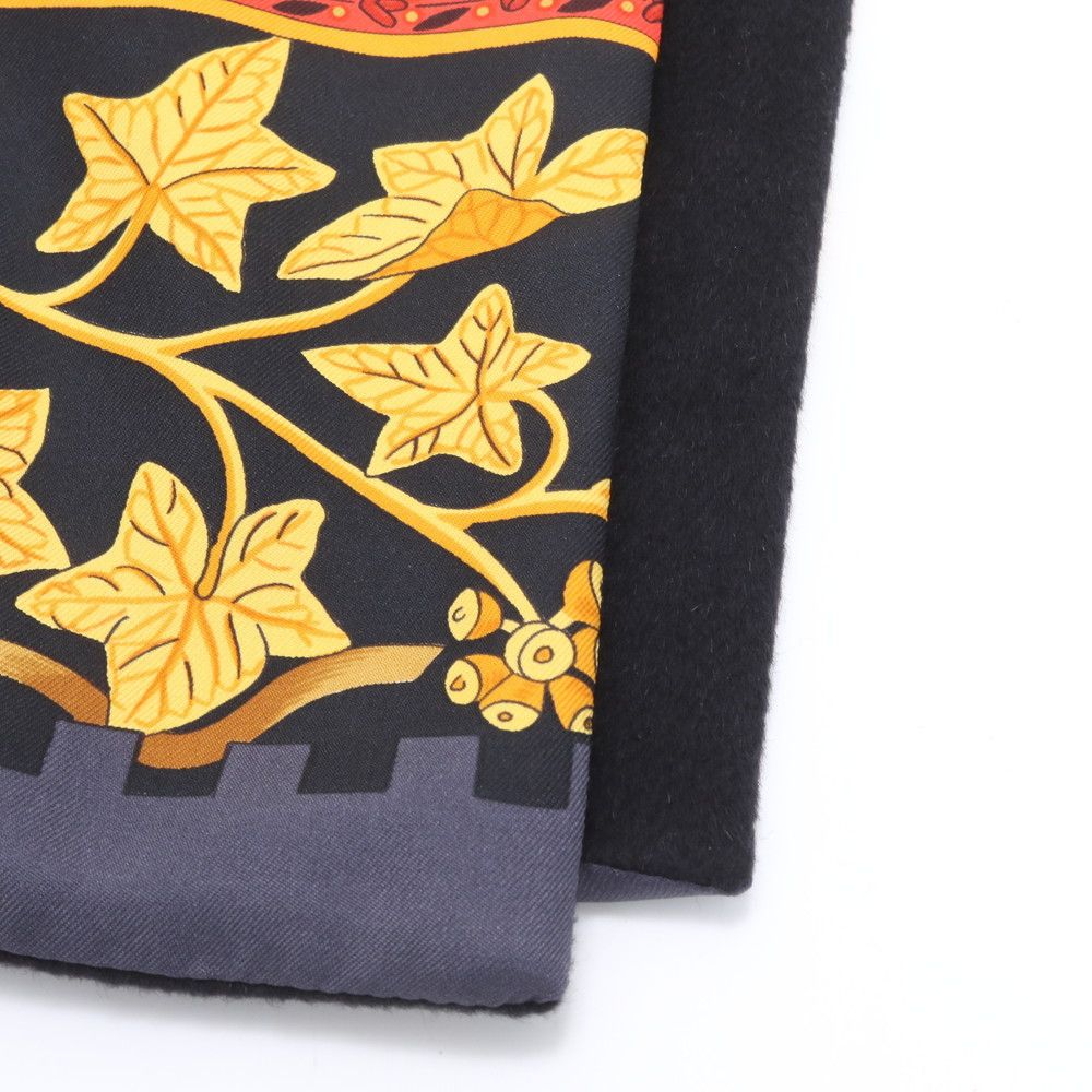 Hermes Tagged Silk 100% Musique Des Dieux Music of the Gods Shawl Large Ewe