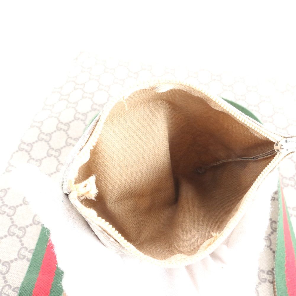 Gucci GG Supreme Sherry Line Leather Tote Shoulder Business Document Mbm