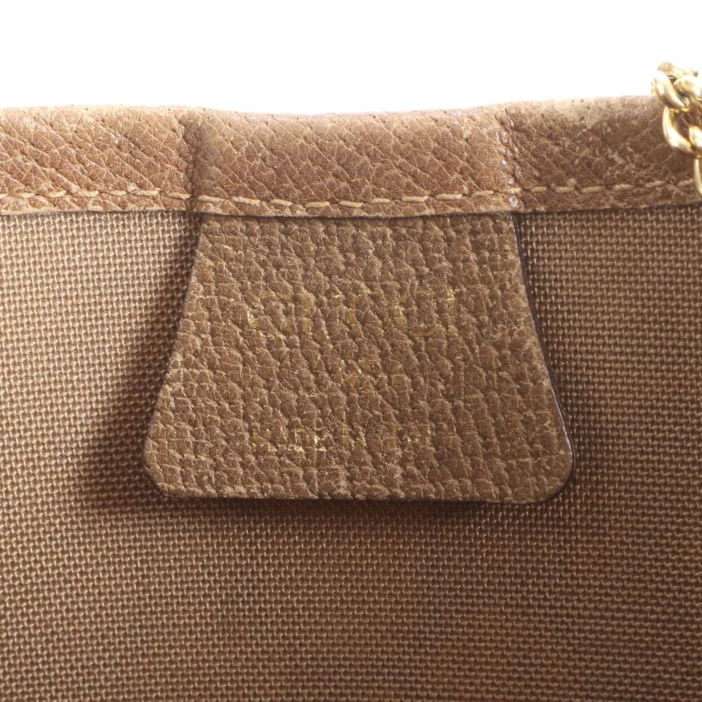 Gucci GG Supreme Sherry Line Leather Tote Shoulder Business Document Mbm