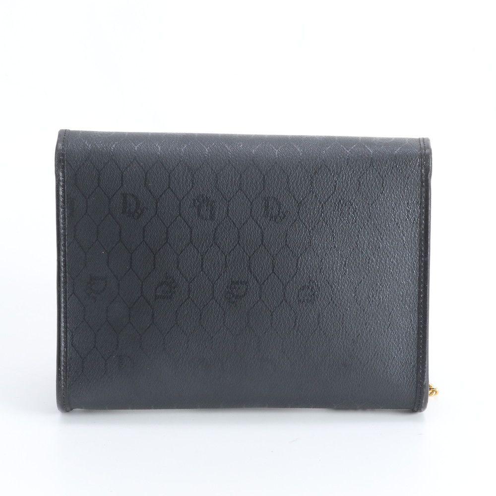 Dior Vintage Honeycomb Chain Leather Shoulder Bag Crossbody