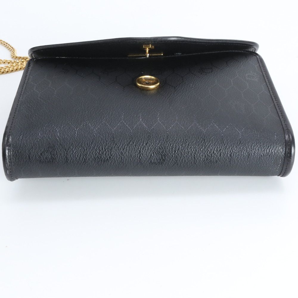 Dior Vintage Honeycomb Chain Leather Shoulder Bag Crossbody