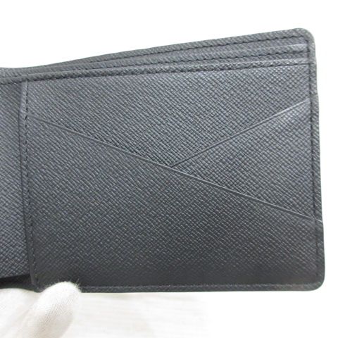 Louis Vuitton Monogram Eclipse Portefeuille Multiple Bifold Wallet Billfold
