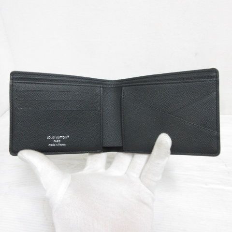 Louis Vuitton Monogram Eclipse Portefeuille Multiple Bifold Wallet Billfold