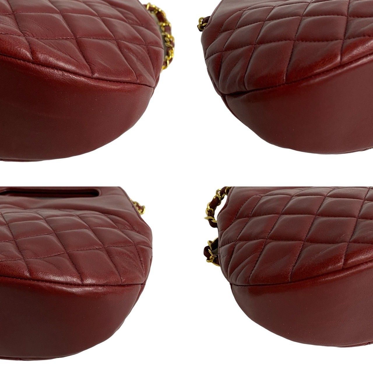 Chanel Card Quilted Coco Lambskin 2-Way Shoulder Bag Red