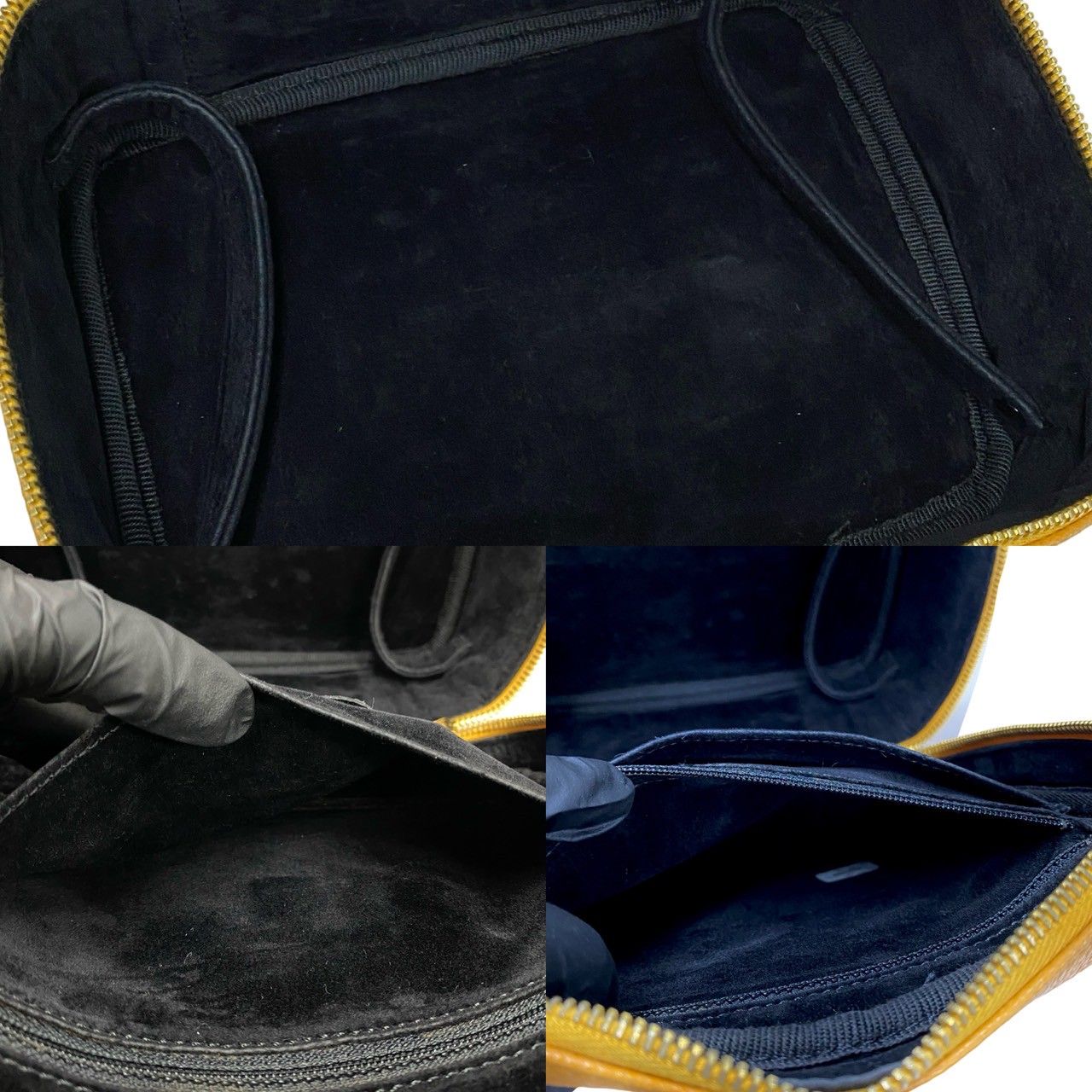 Chanel Card with No 5 Coco Caviar Leather 2-Way Makeup Box Shoulder Bag