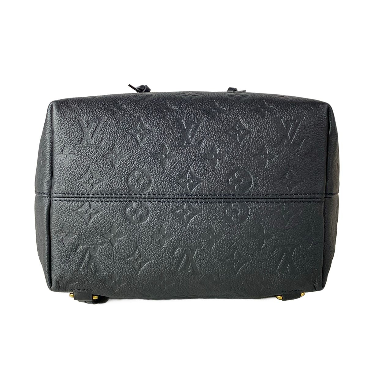 Louis Vuitton Backpack Monogram Empreinte Montsouris PM Noir Leather Cowhide