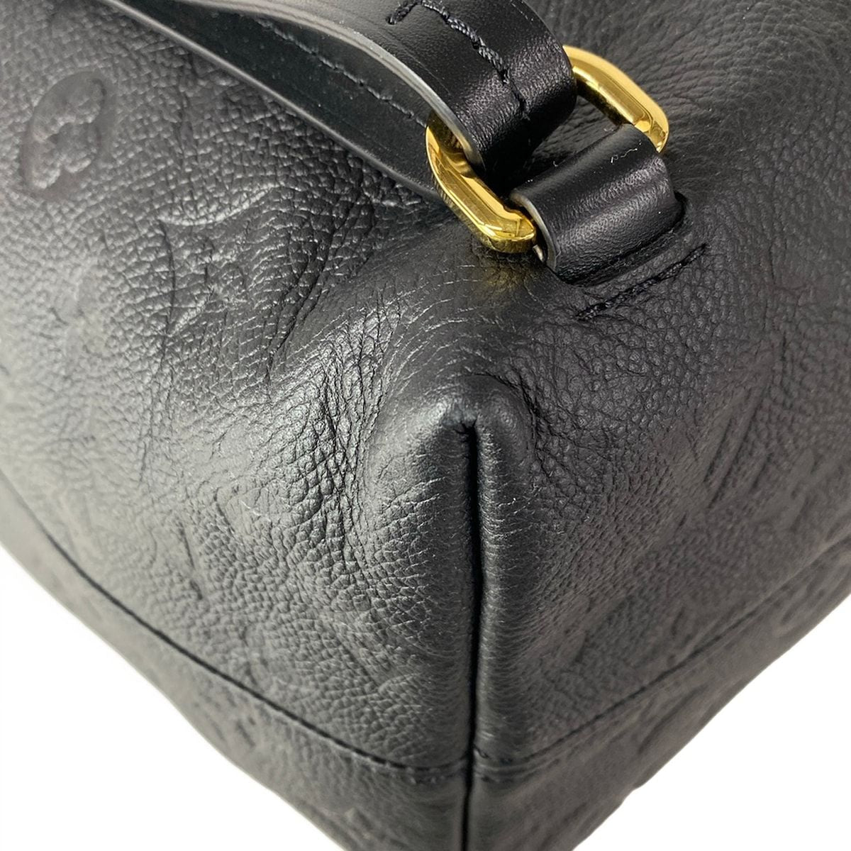 Louis Vuitton Backpack Monogram Empreinte Montsouris PM Noir Leather Cowhide