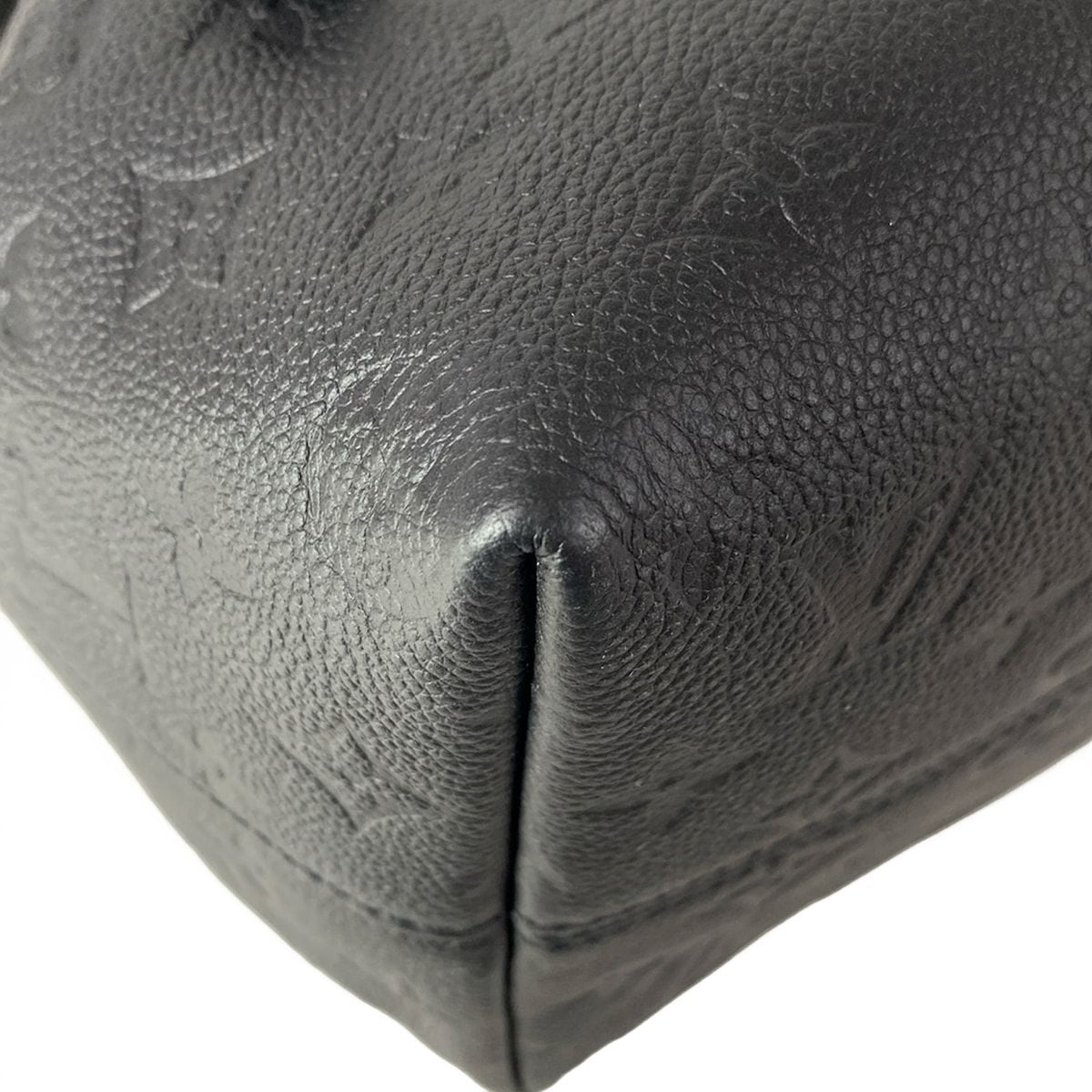 Louis Vuitton Backpack Monogram Empreinte Montsouris PM Noir Leather Cowhide