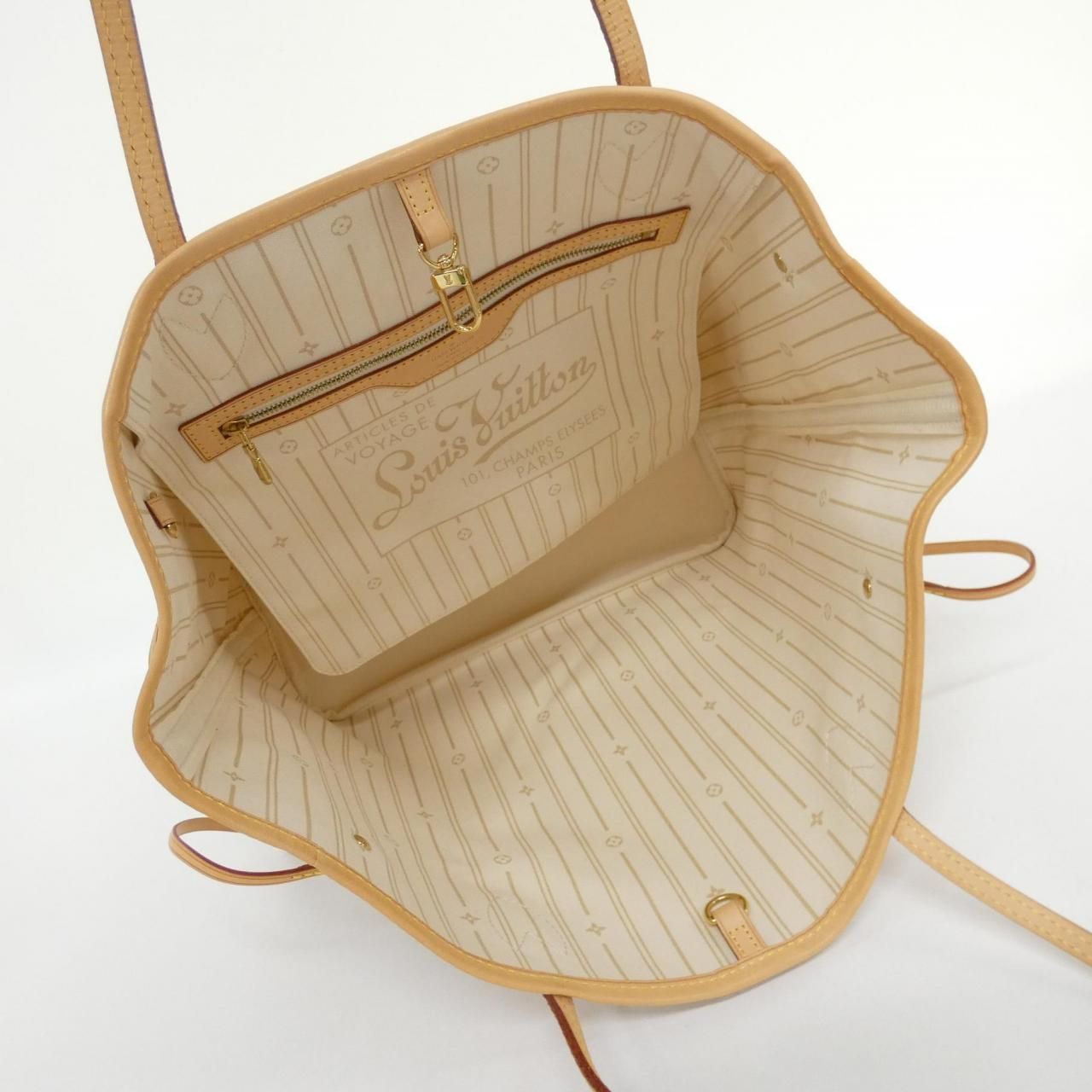 Louis Vuitton Damier Azur Neverfull MM Bag
