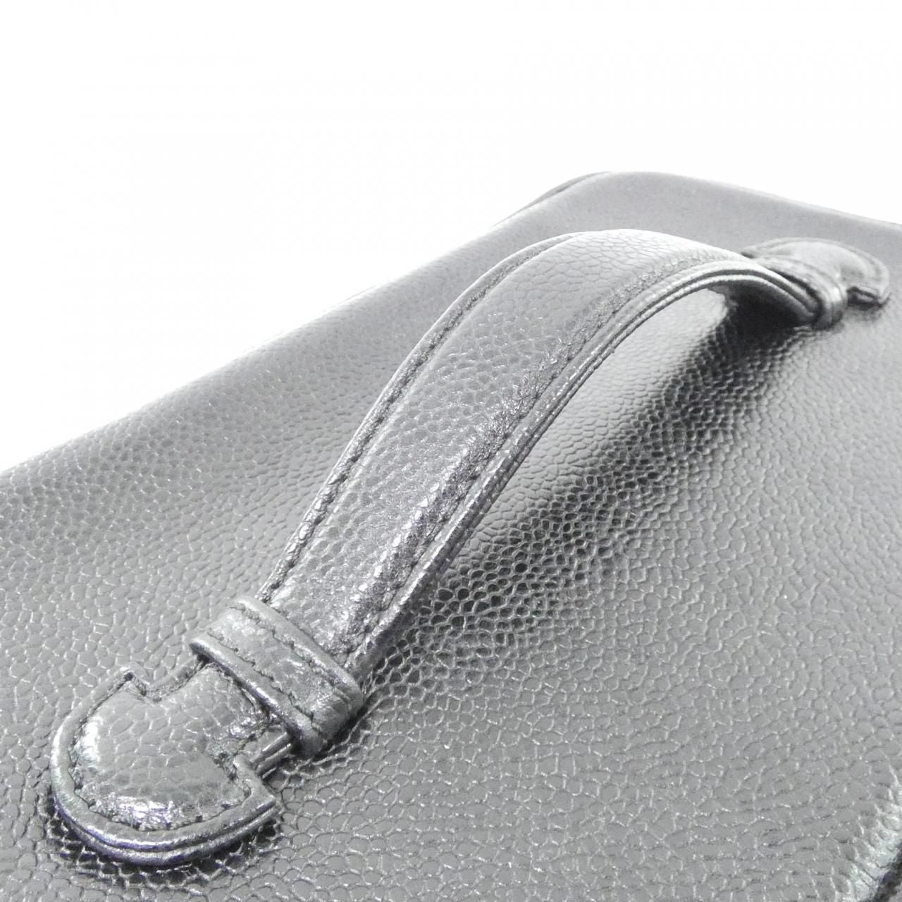 Chanel Vintage Bag Handbag Black