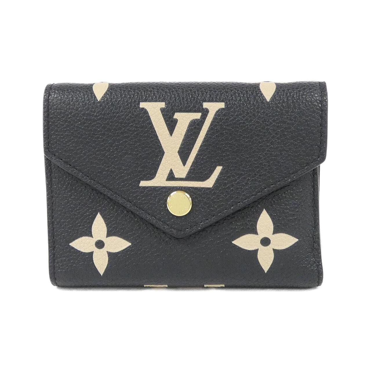 Louis Vuitton Bicolor Monogram Empreinte Portefeuille Victorine Wallet