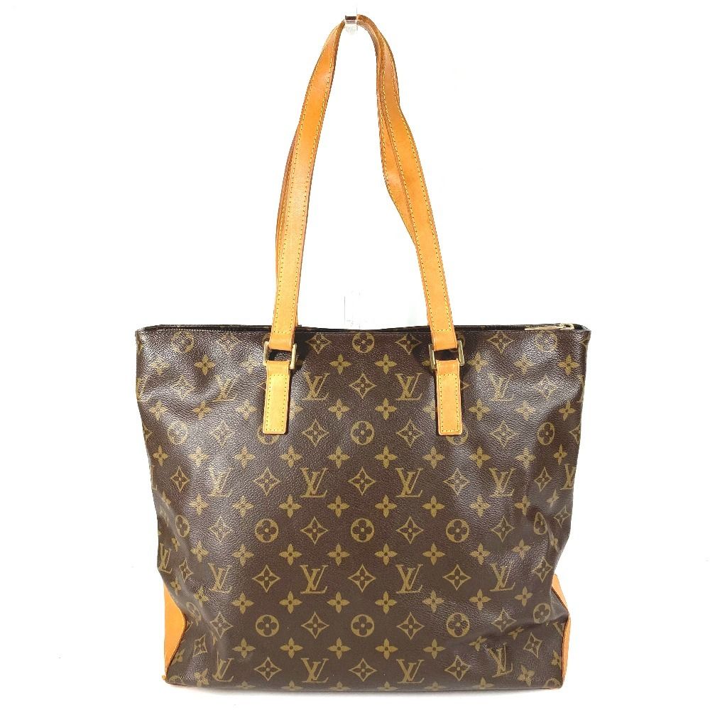 Louis Vuitton Shoulder Bag Cabas Mezzo Monogram Canvas Brown