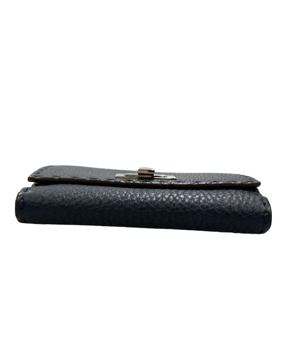 Fendi Wallet Leather Wallets Navy