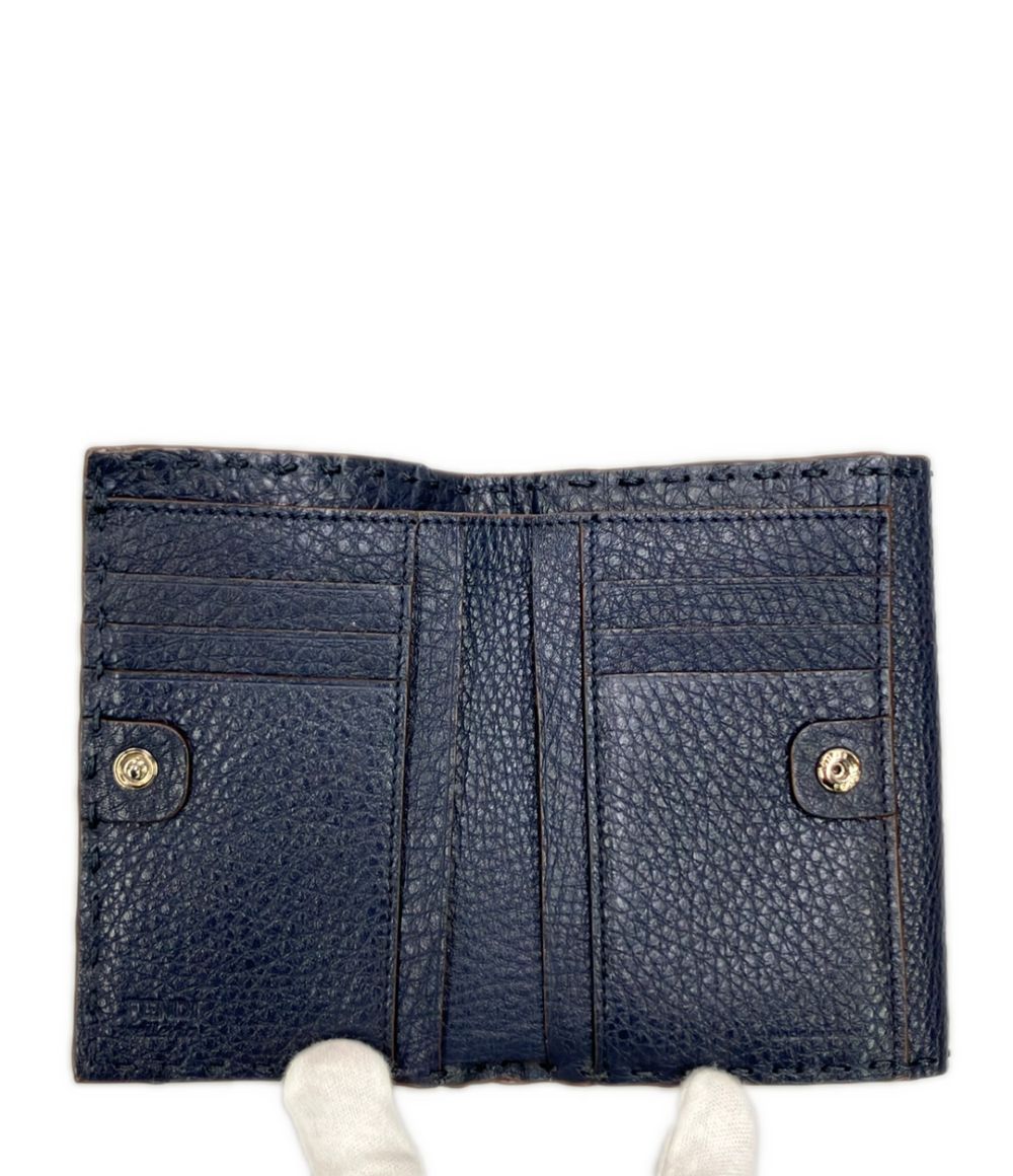 Fendi Wallet Leather Wallets Navy