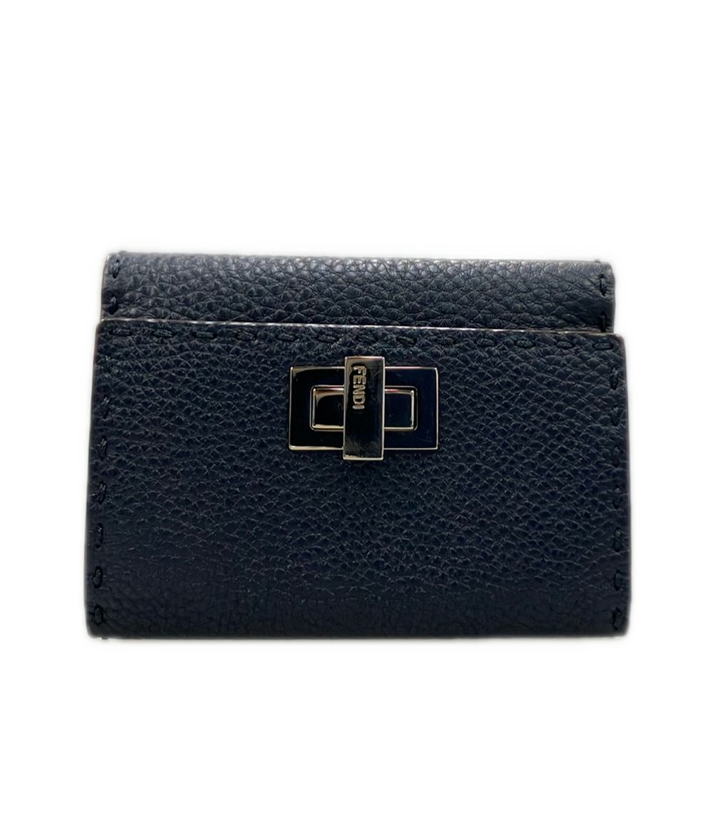 Fendi Wallet Leather Wallets Navy