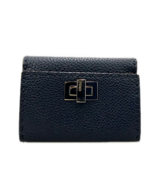 Fendi Wallet Leather Wallets Navy