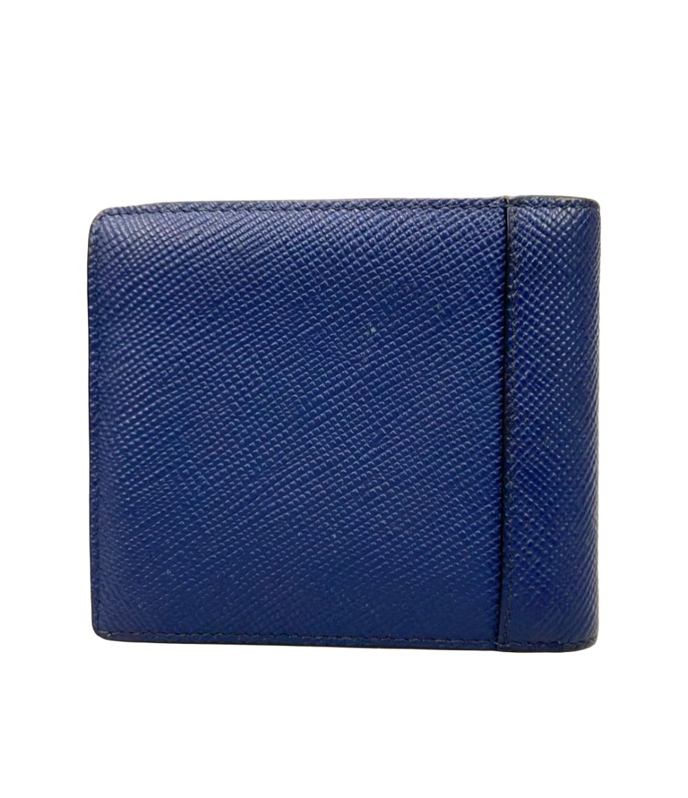 Prada Wallet Saffiano Wallets Blue