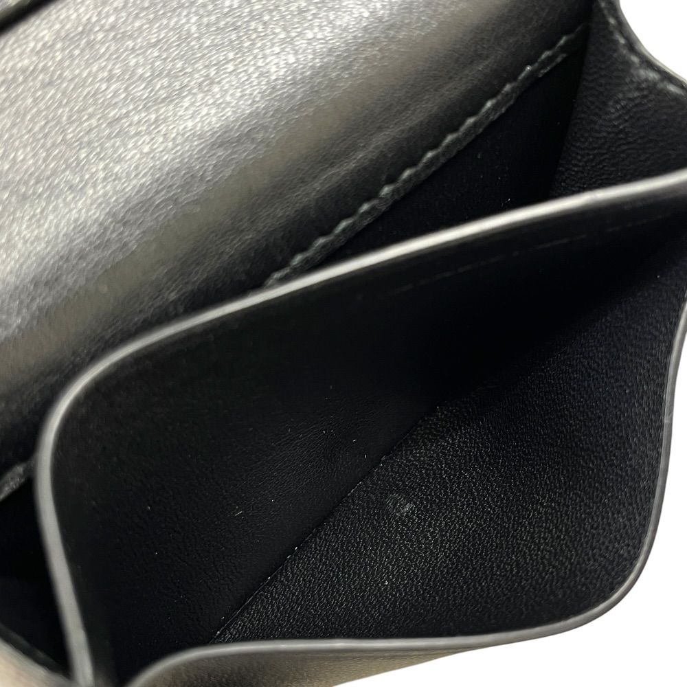 Tiffany & Co Vertical Fold Card Case Business Holder Regular Era Bifold Leather