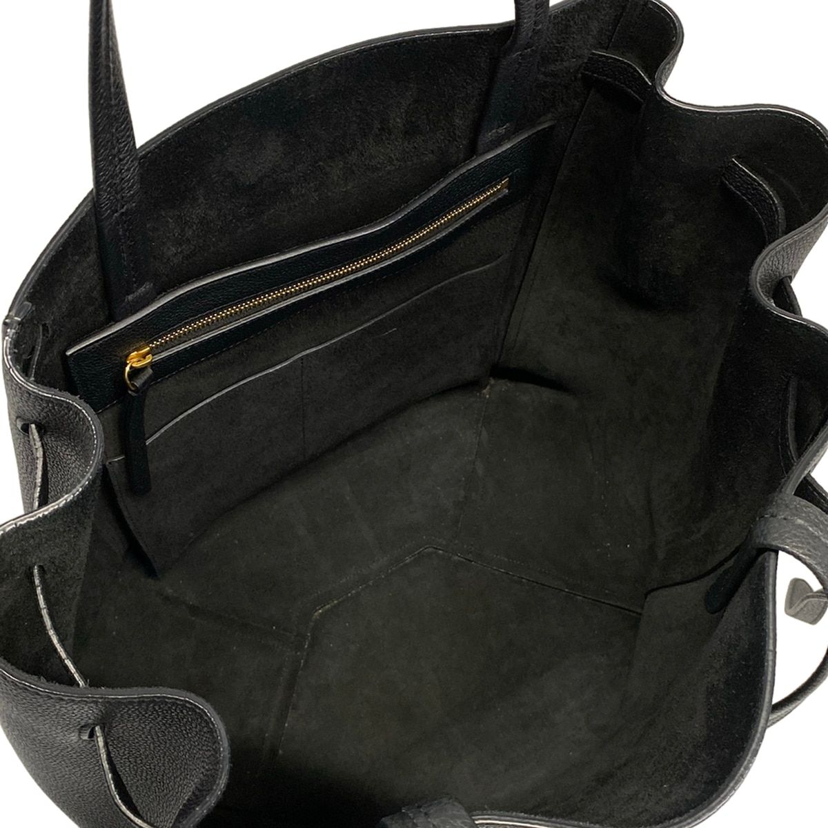 Celine Tote Cabas Phantom Small with Belt Black