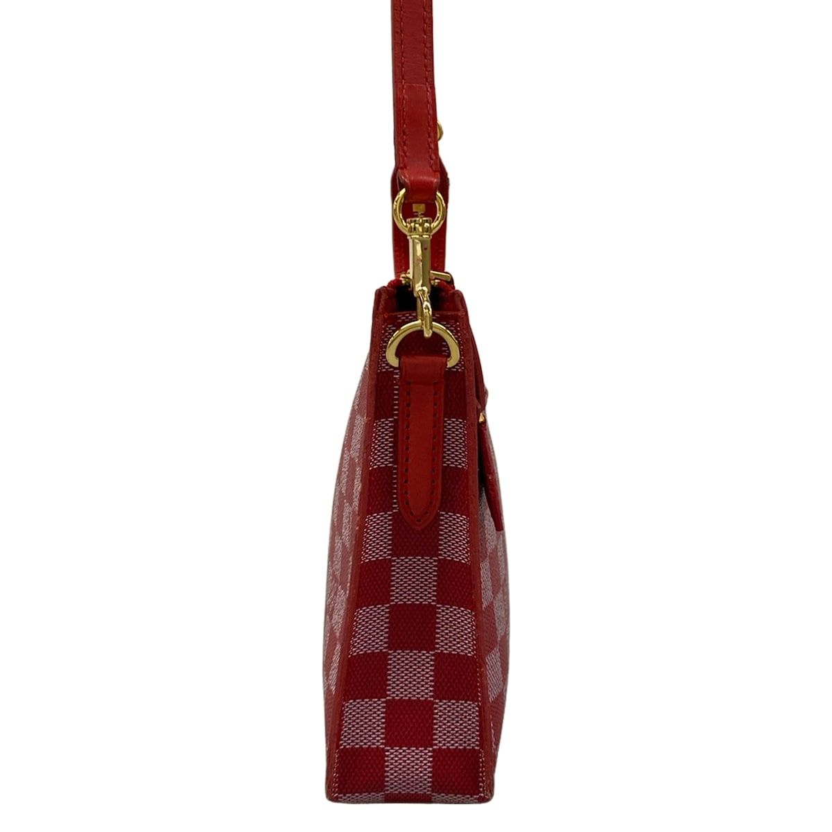 Louis Vuitton Shoulder Bag Damier Color Module Carmine