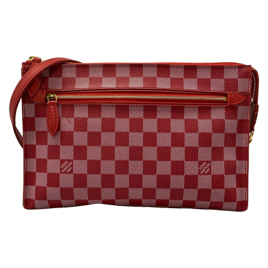 Louis Vuitton Shoulder Bag Damier Color Module Carmine