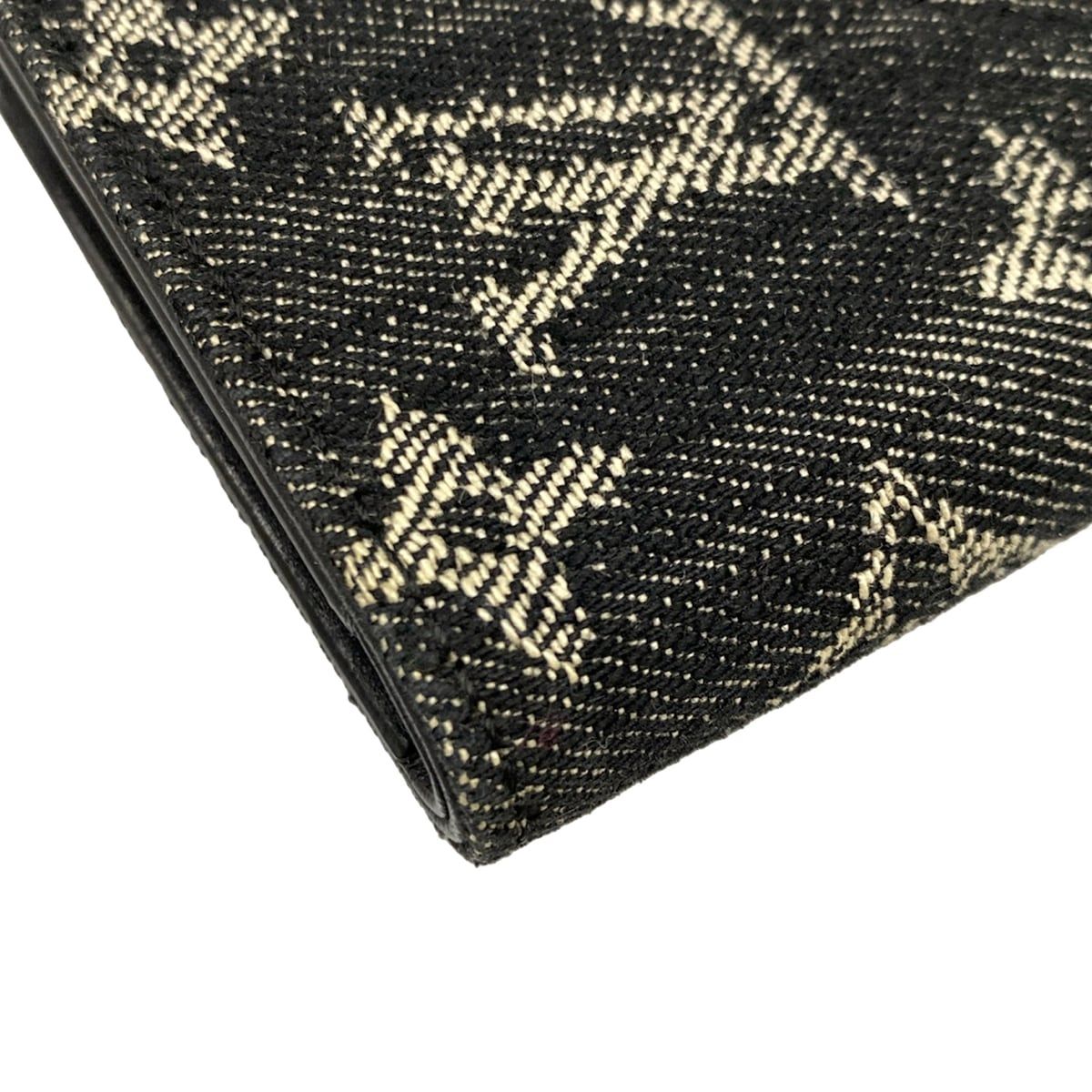 Louis Vuitton Card Case LV 2 Organizer de Poche Noir Leather Cowhide