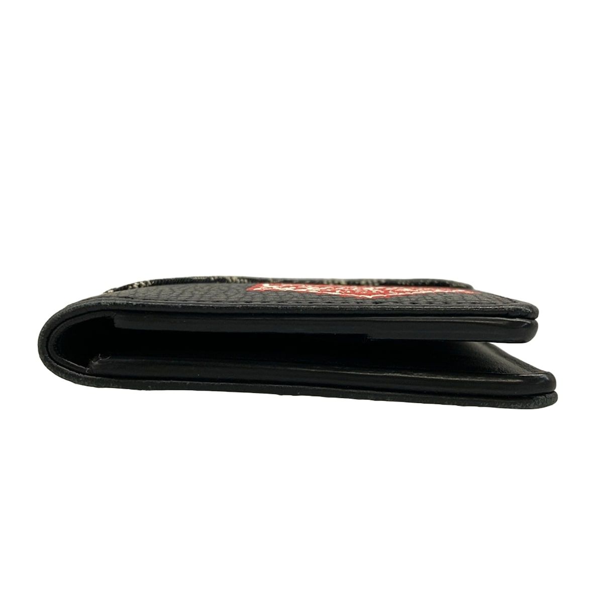 Louis Vuitton Card Case LV 2 Organizer de Poche Noir Leather Cowhide