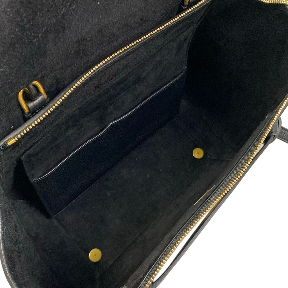Celine Belt Bag Mini Black Leather