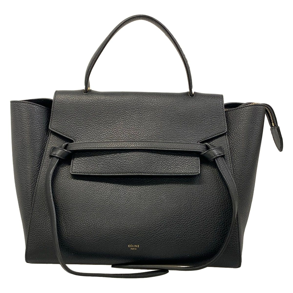 Celine Belt Bag Mini Black Leather