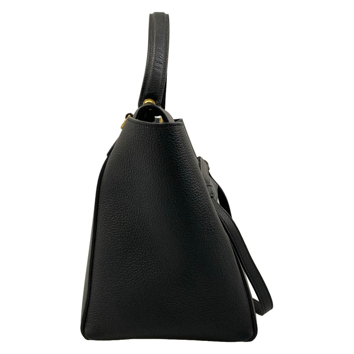 Celine Belt Bag Mini Black Leather