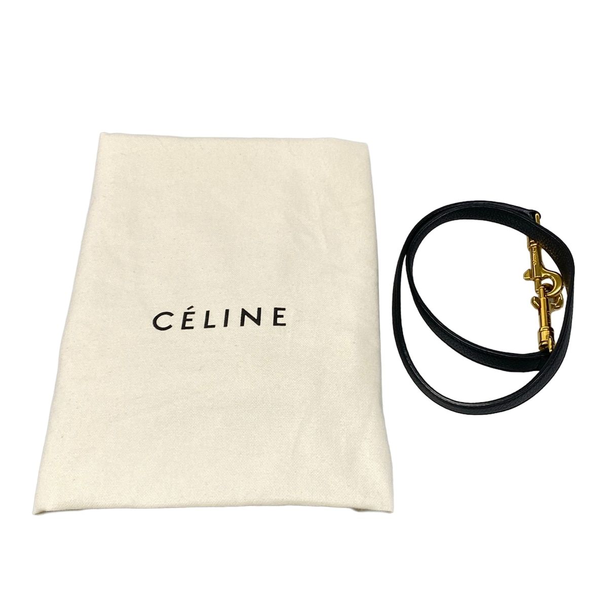 Celine Belt Bag Mini Black Leather