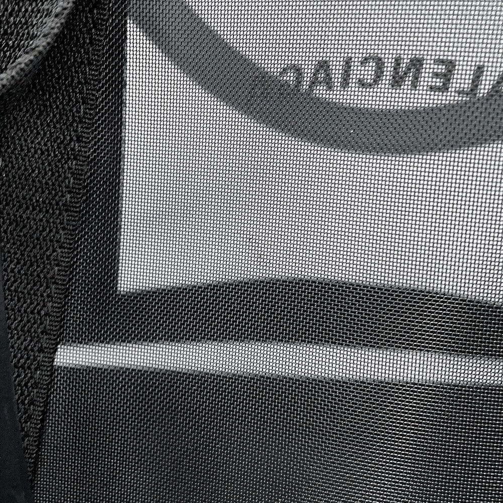 Balenciaga Tote Navy Cabas S Mesh Small Black