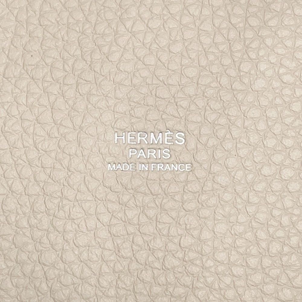 Hermes Handbag Picotin Lock PM Cles Silver Taurillon Clemence