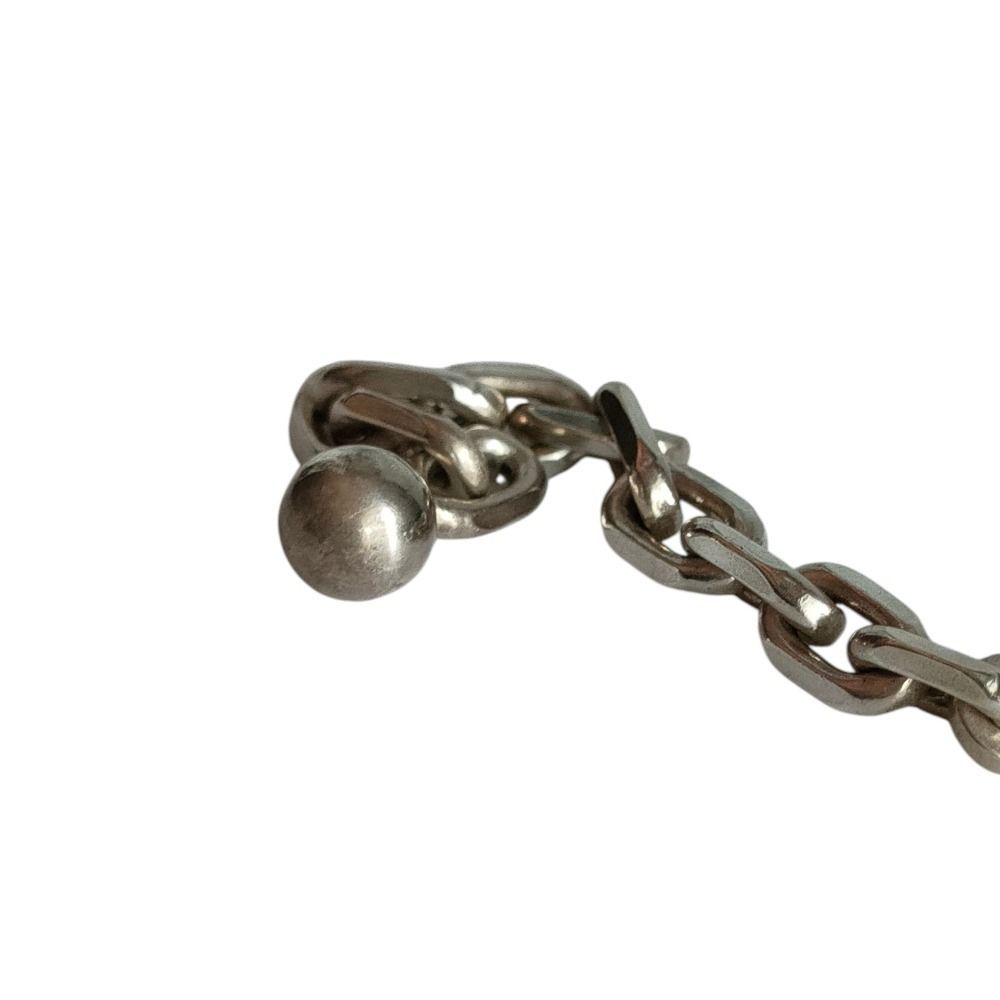 Hermes Leather Pumpkin Charm Orange Keychain