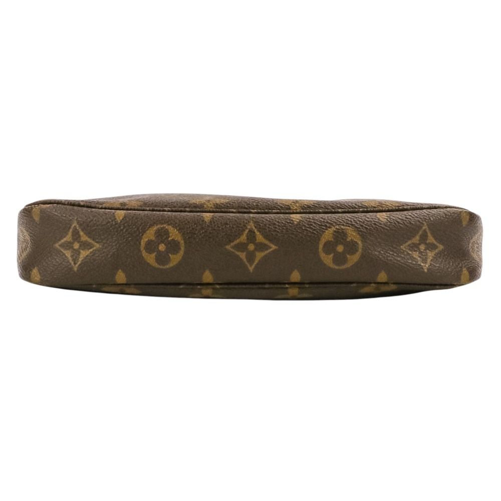 Louis Vuitton Monogram Pochette 2-Way Pouch with Shoulder Strap Brown