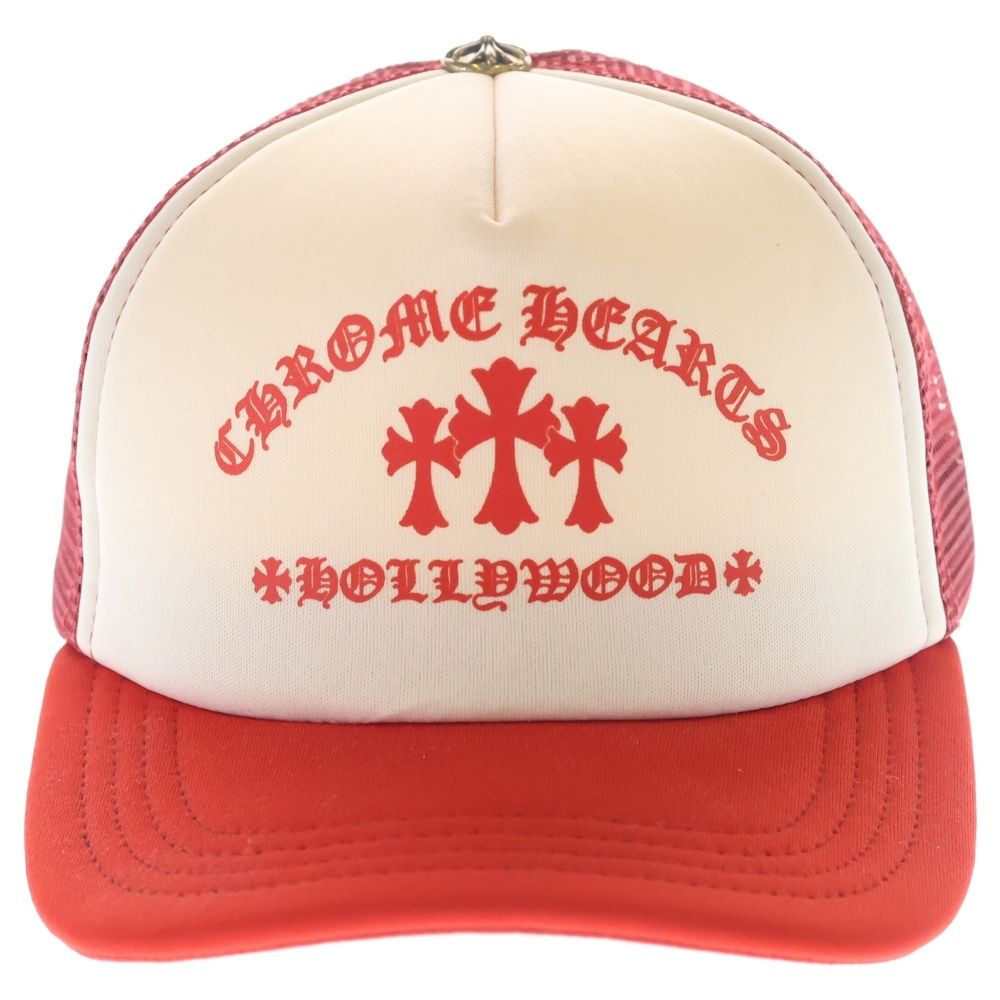 Chrome Hearts King Taco Trucker Cap Truck Khaki Cap Red White Hat