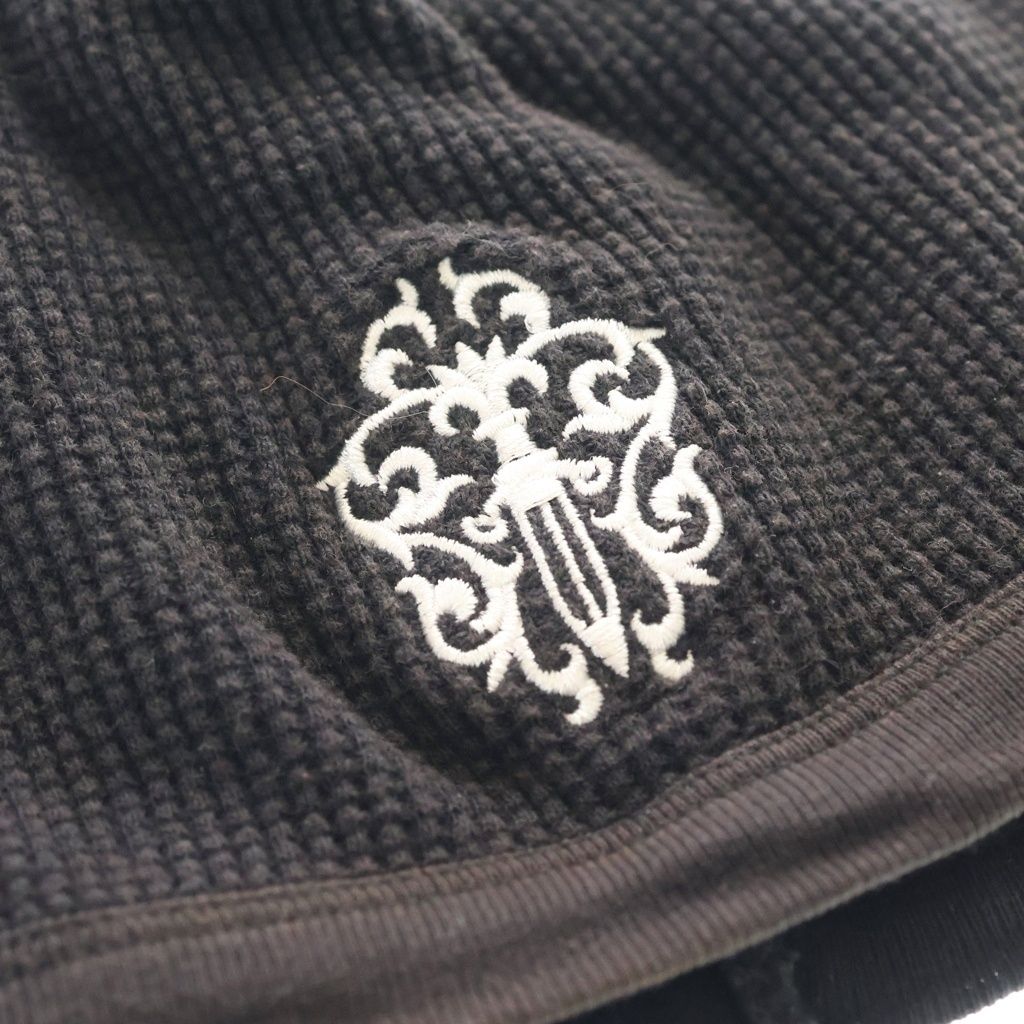 Chrome Hearts Vine Dagger Thermal Beanie Embroidered Black Hat