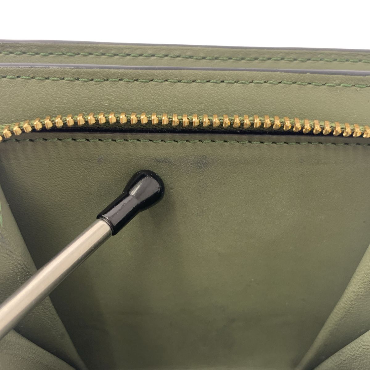 Loewe Repeat Anagram Zip Wallet Green