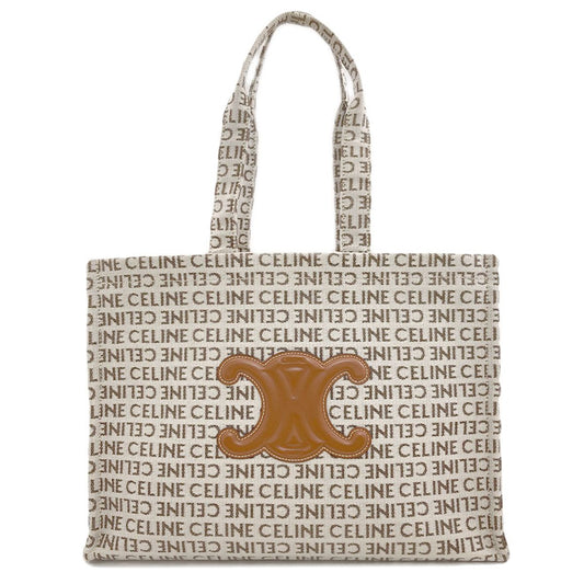 Celine Cabas Thais Large Triomphe Tote Canvas