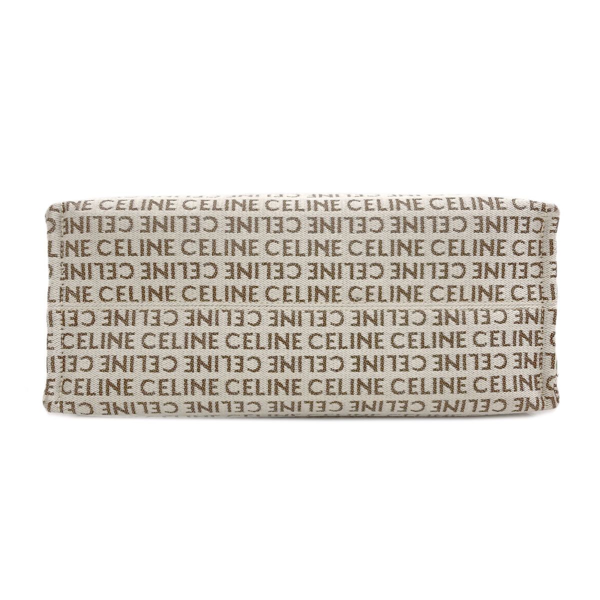 Celine Cabas Thais Large Triomphe Tote Canvas
