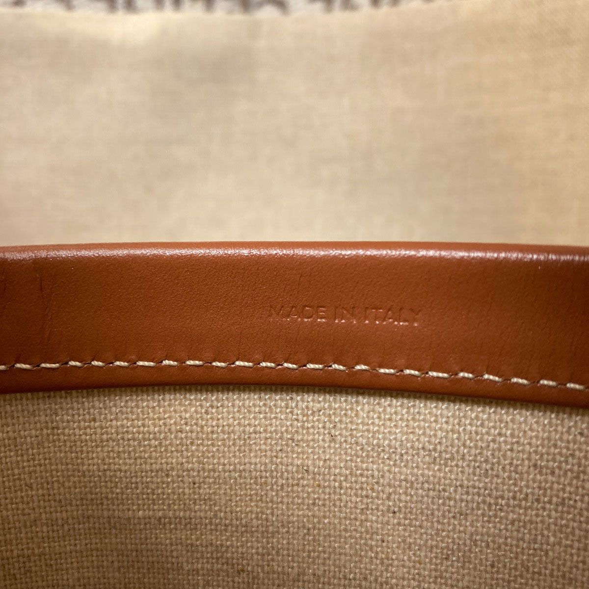 Celine Cabas Thais Large Triomphe Tote Canvas