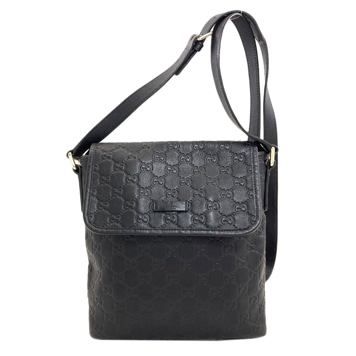 Gucci GG Signature Guccissima Shoulder Bag Calf