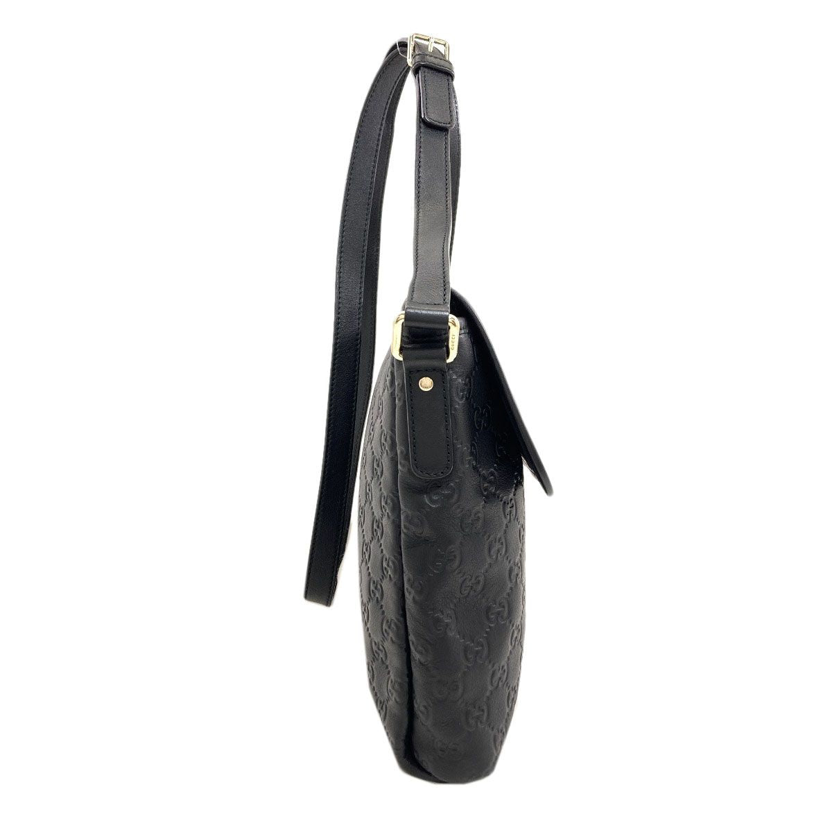 Gucci GG Signature Guccissima Shoulder Bag Calf