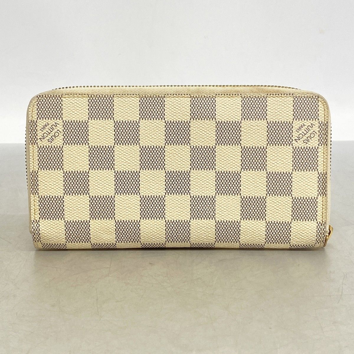 Louis Vuitton Wallet Damier Azur Zippy White