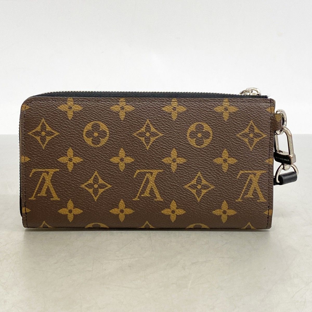 Louis Vuitton Wallet Monogram Macassar Zippy Dragonne Noir