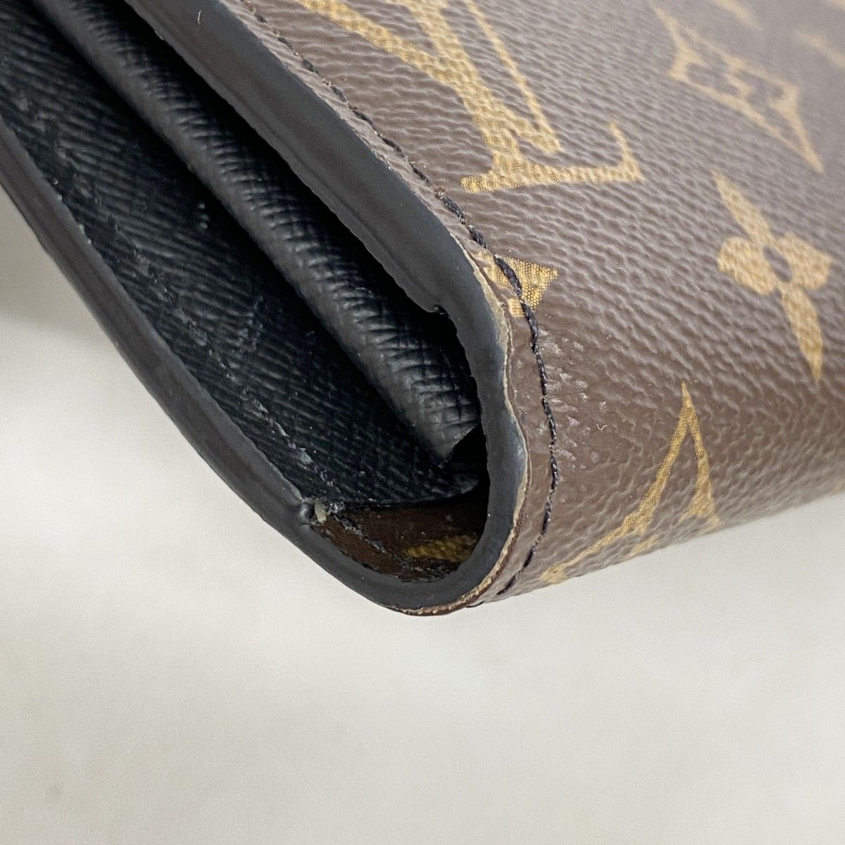 Louis Vuitton Wallet Monogram Macassar Zippy Dragonne Noir